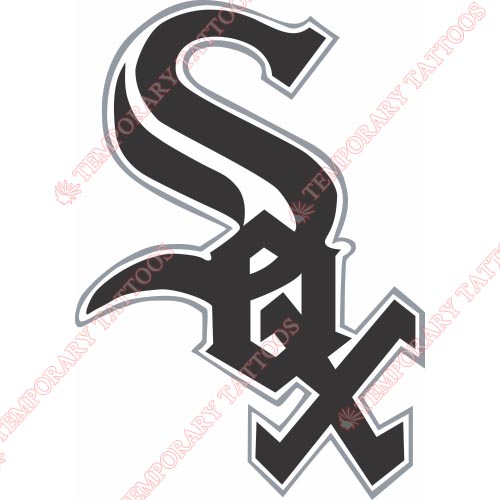 Chicago White Sox Customize Temporary Tattoos Stickers NO.1517
